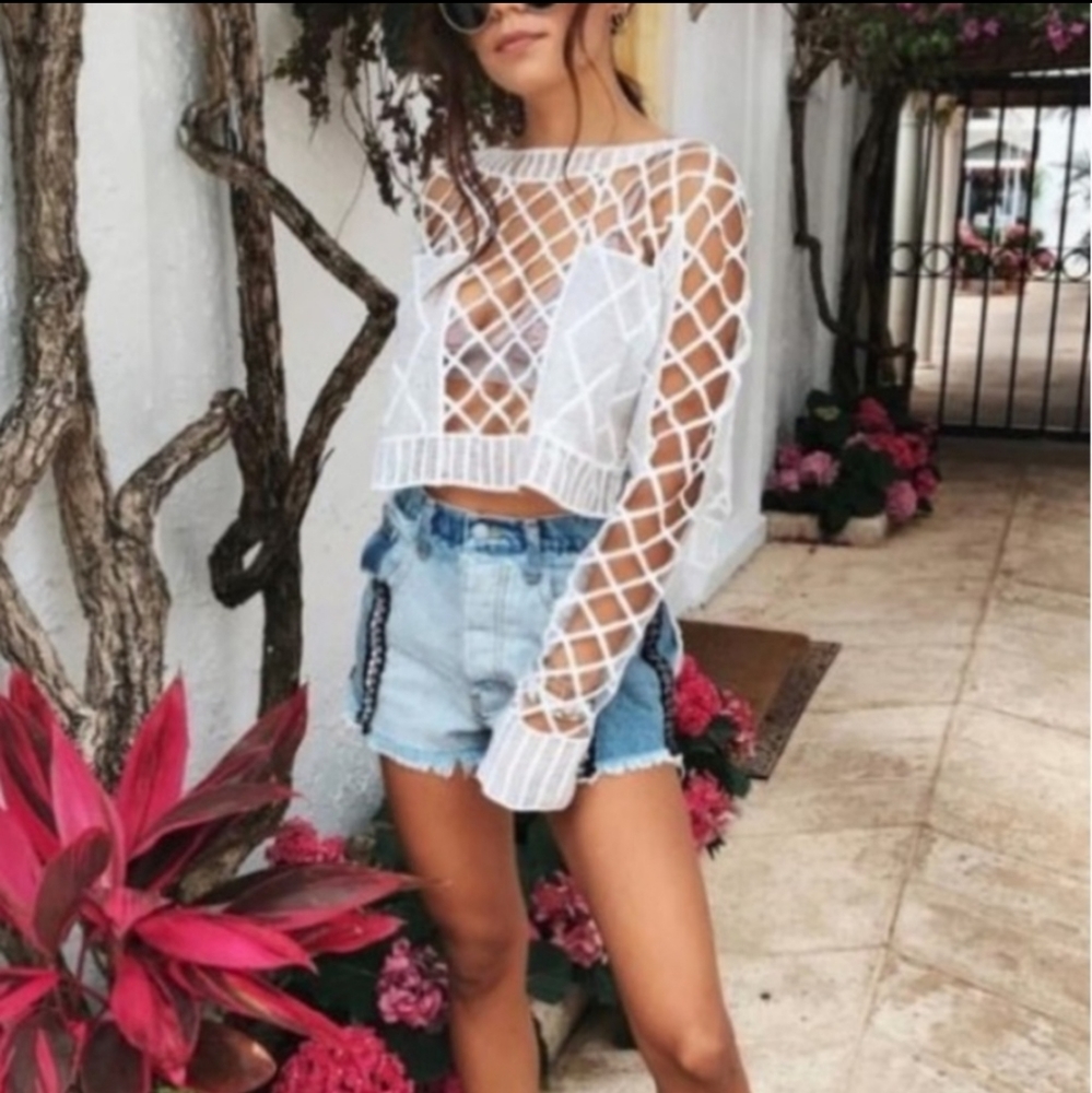 Lola × LF cut out knit crop size S/M